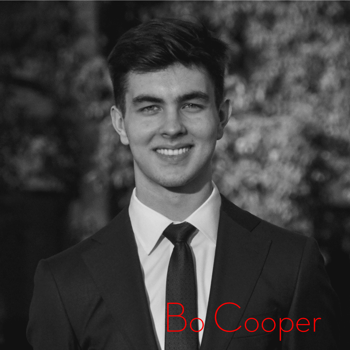 Bo Cooper grayscale with name